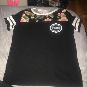 VS Pink floral tshirt